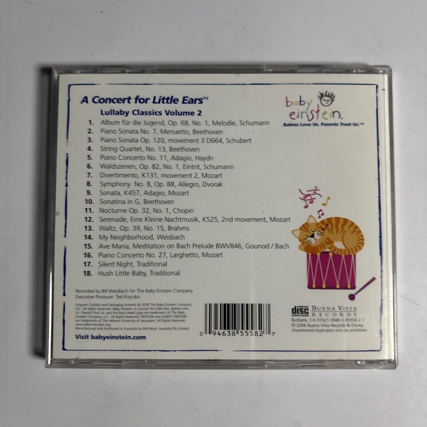 Baby Einstein – Baby Einstein Lullaby Classics Volume 2 (CD, 2006)