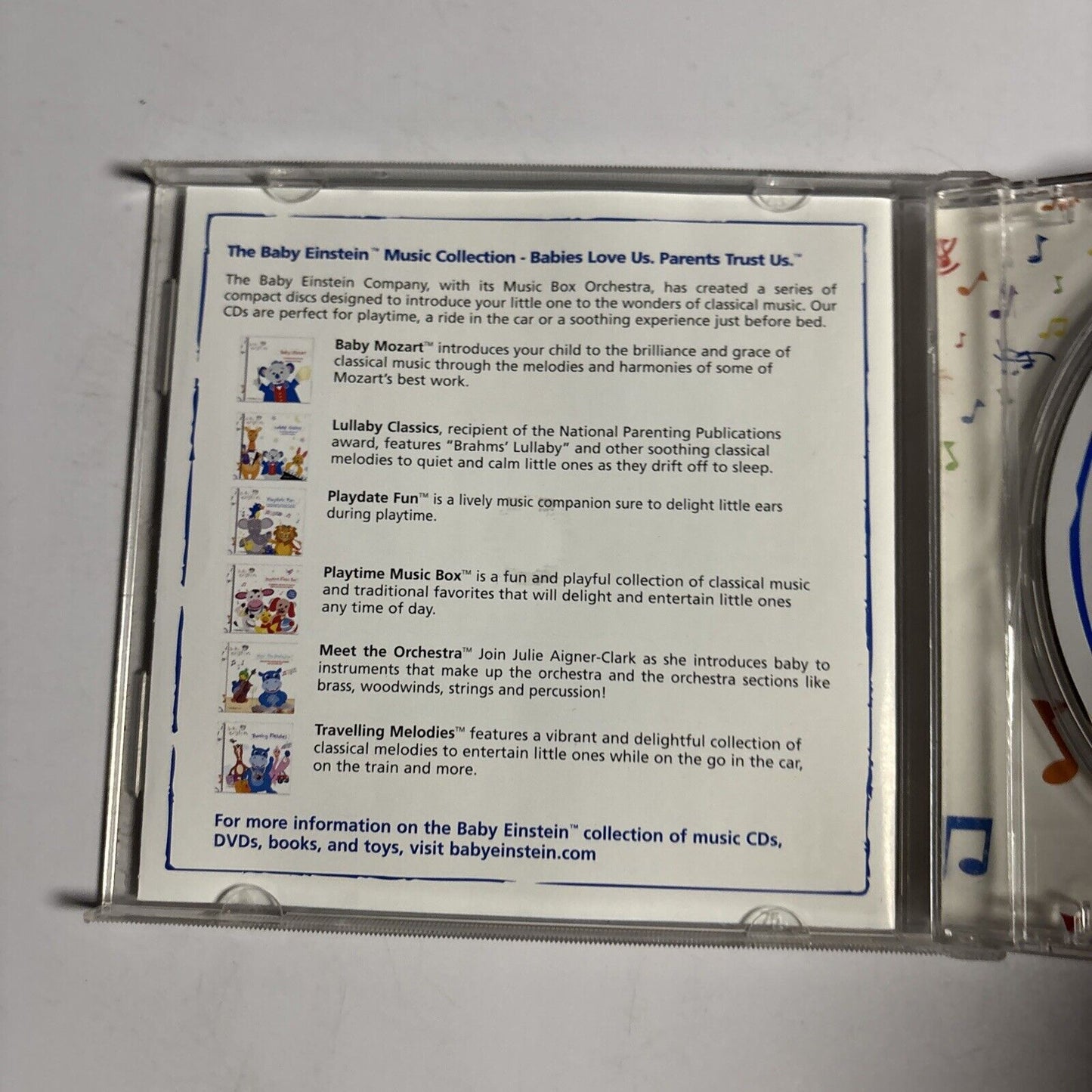 Baby Einstein – Baby Einstein Lullaby Classics Volume 2 (CD, 2006)