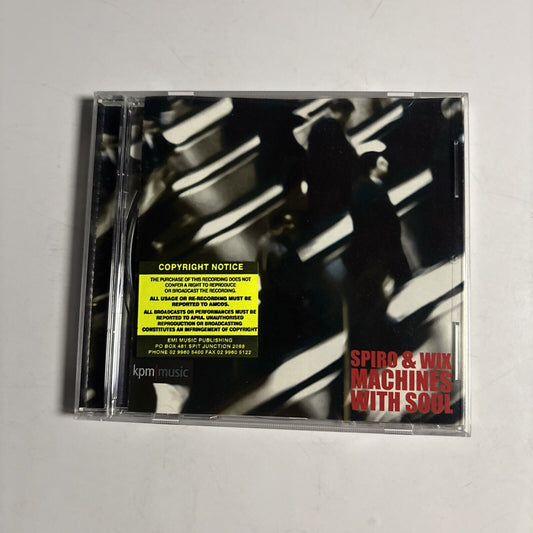 Spiro & Wix – Machines With Soul (CD, 2002) KPM 497