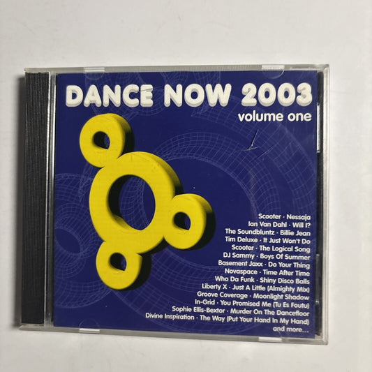 Dance Now 2003 (Volume One) (CD, 2003, 2-Disc)