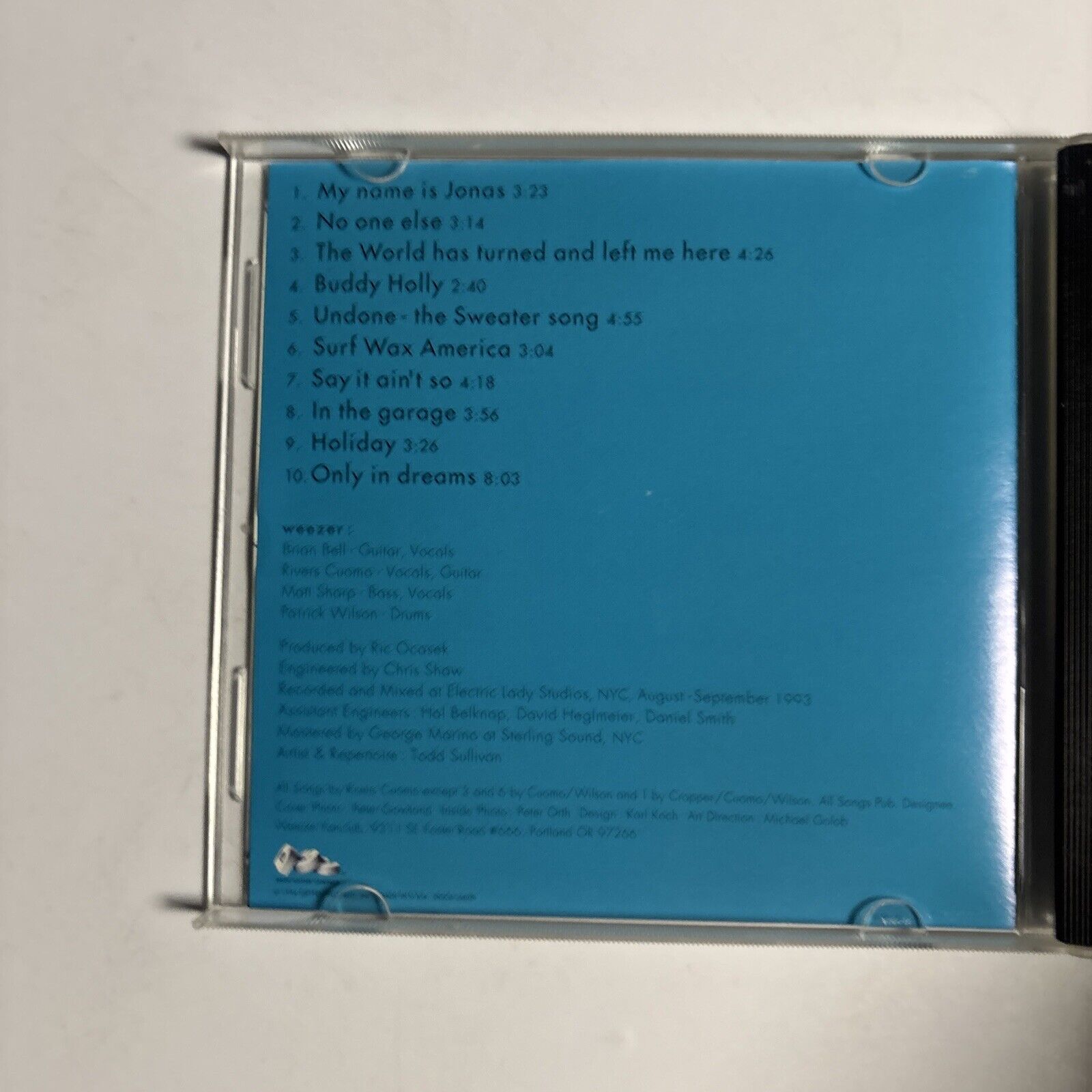 Weezer – Weezer [Blue Cover] (CD, 1994) DGCD-24629 – Retro Unit