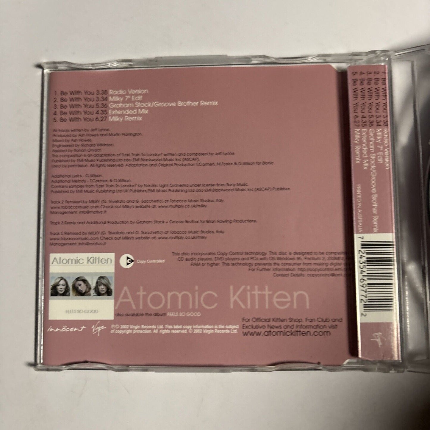 Atomic Kitten – Be With You (CD, 2002)