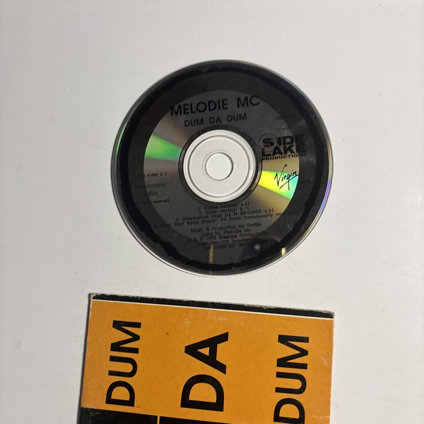 Melodie MC – Dum Da Dum (CD, 1993) Cardsleeve