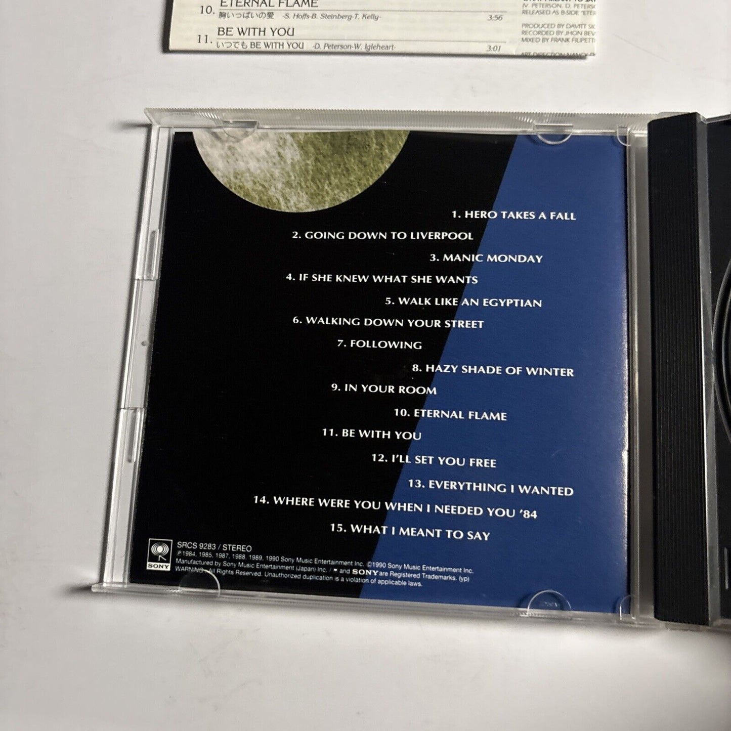 Bangles – Greatest Hits (CD, 1997) srcs-9283 Japan