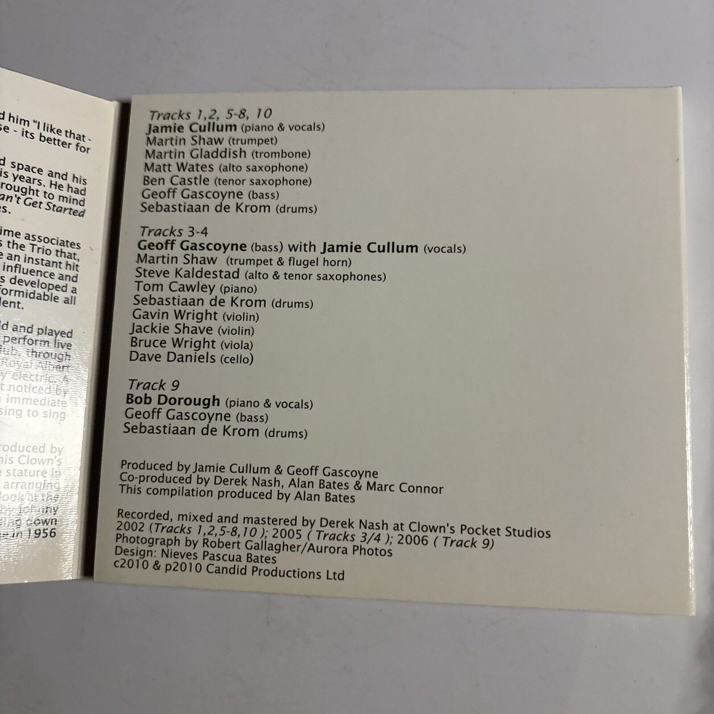 Jamie Cullum & Friends – Devil May Care! (CD, 2010) CCD 79351 Digipak