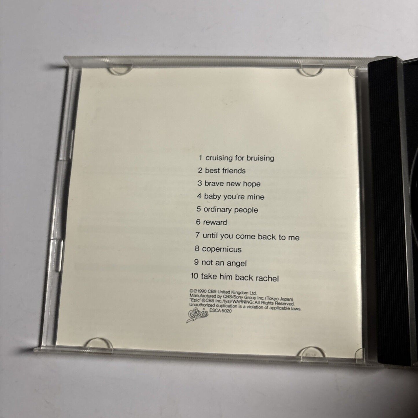 Basia – London Warsaw New York (CD, 1990) ESCA 5020 Japan