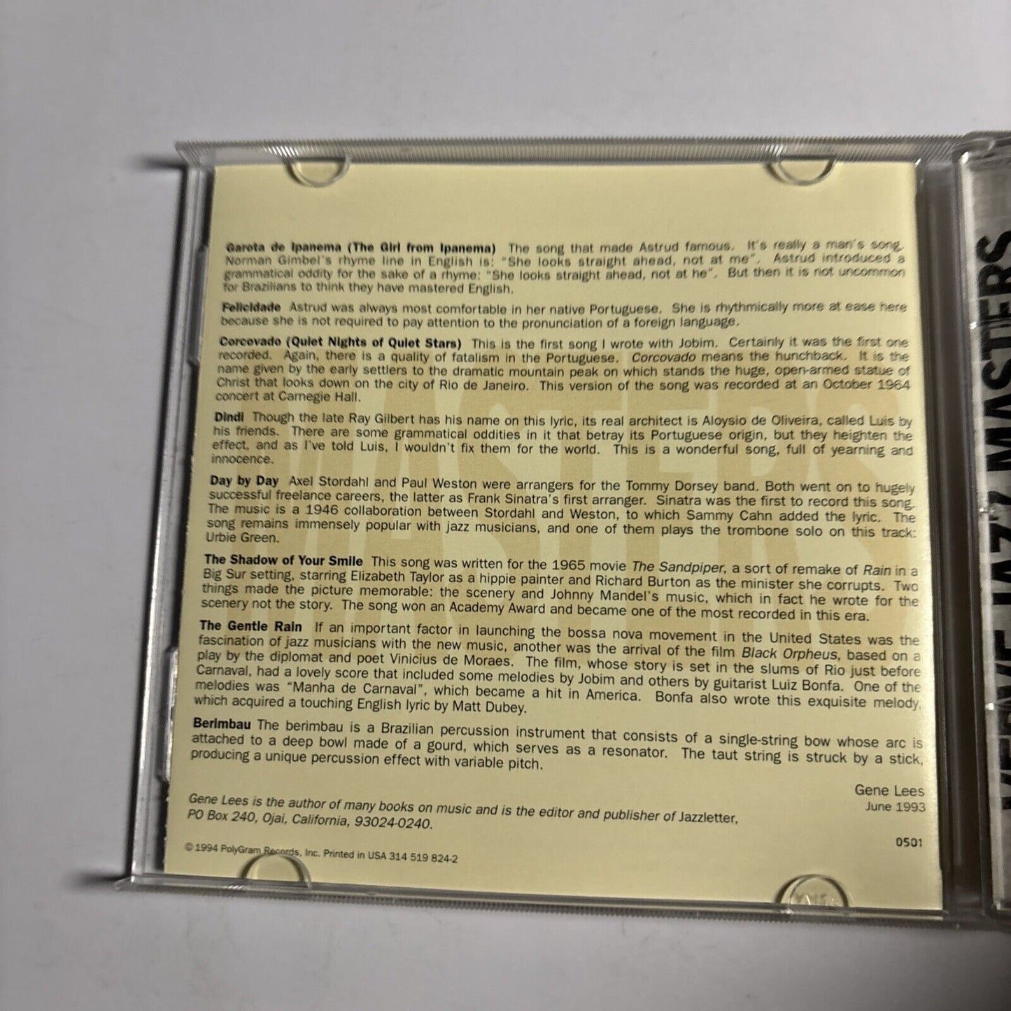 Astrud Gilberto – Verve Jazz Masters 9 (CD, 1993)