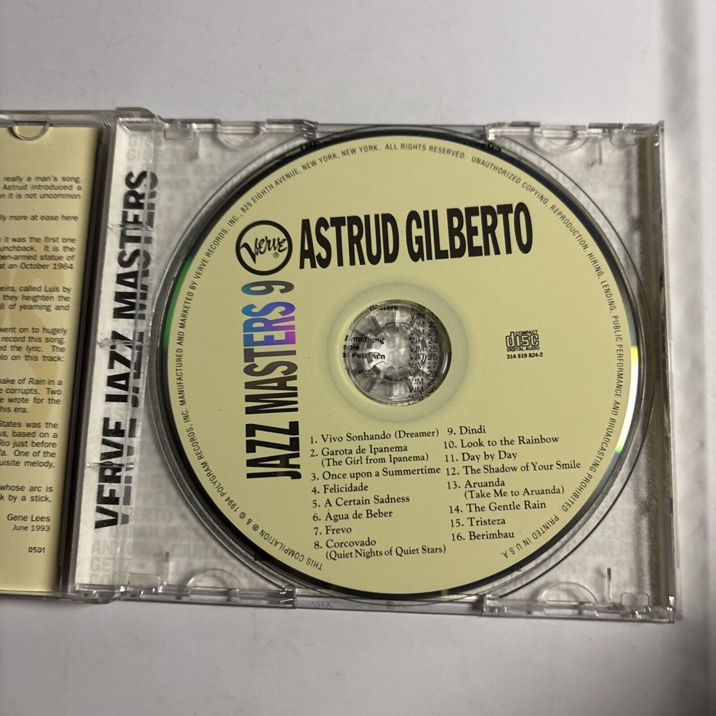 Astrud Gilberto – Verve Jazz Masters 9 (CD, 1993)