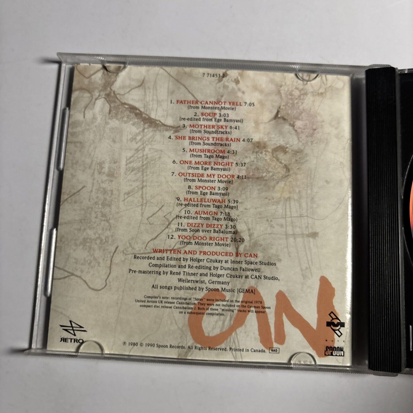 Can – Cannibalism 1 (CD, 1990) 7 71453-2