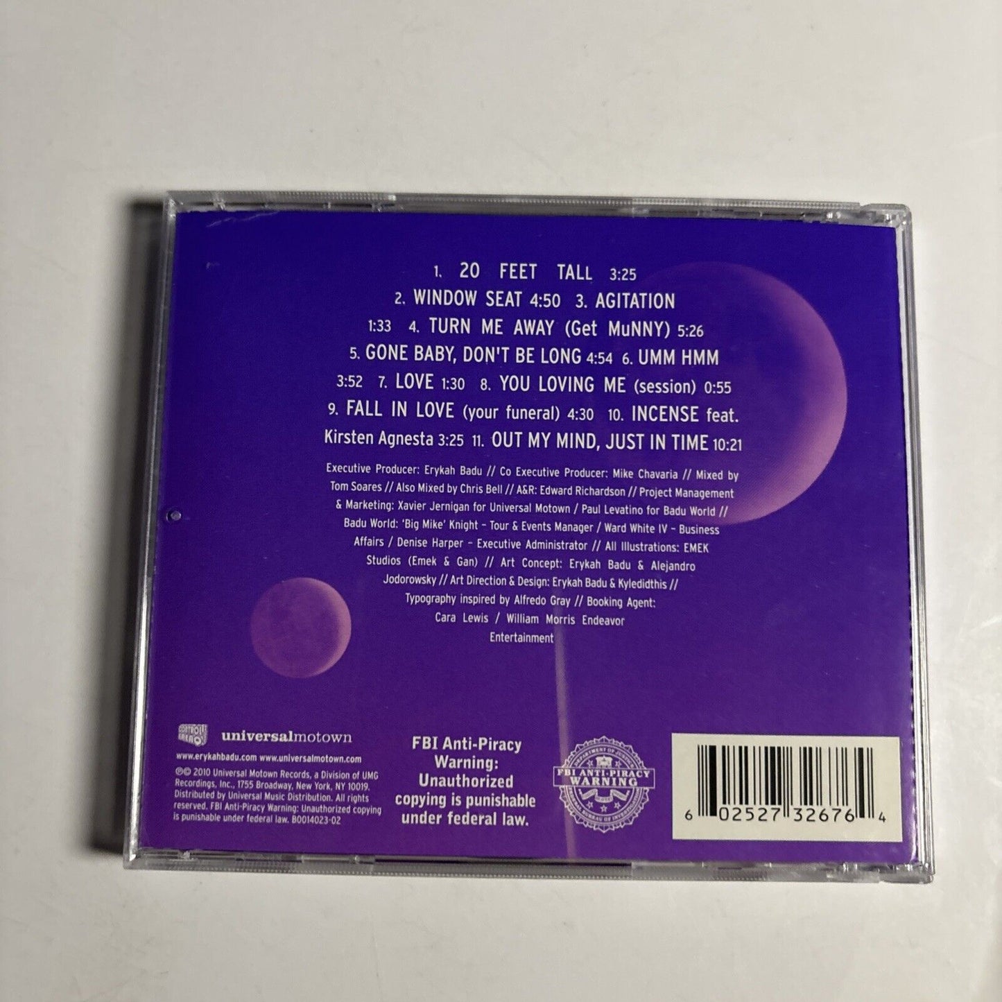 Erykah Badu – New Amerykah Part Two: Return Of The Ankh (CD, 2010) B0014023-02