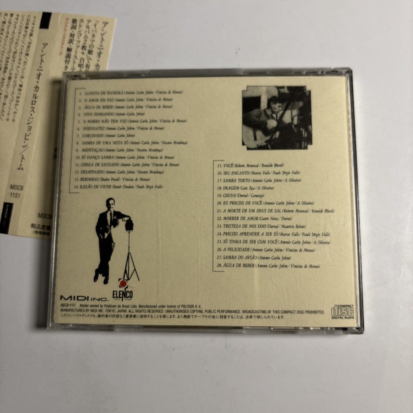 Antonio Carlos Jobim – Antonio Carlos Jobim (CD, 1991) MDC8-1151 Japan