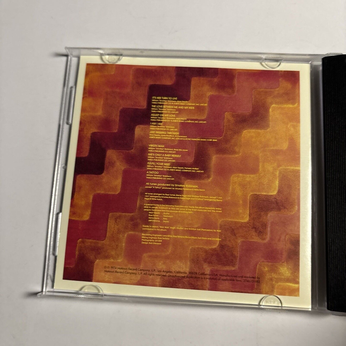 Smokey Robinson – Pure Smokey (CD, 1974)