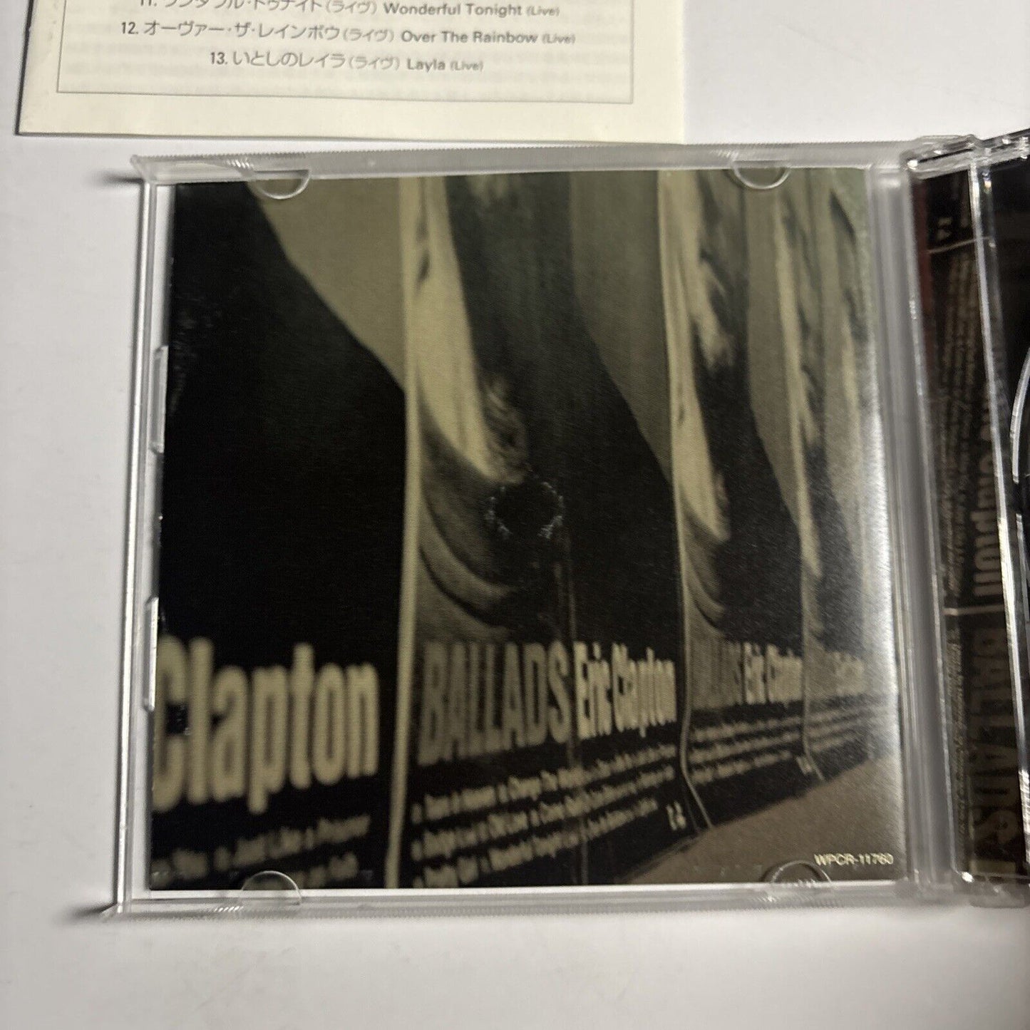 Eric Clapton – Ballads (CD, 2003) wpcr-11760 Japan