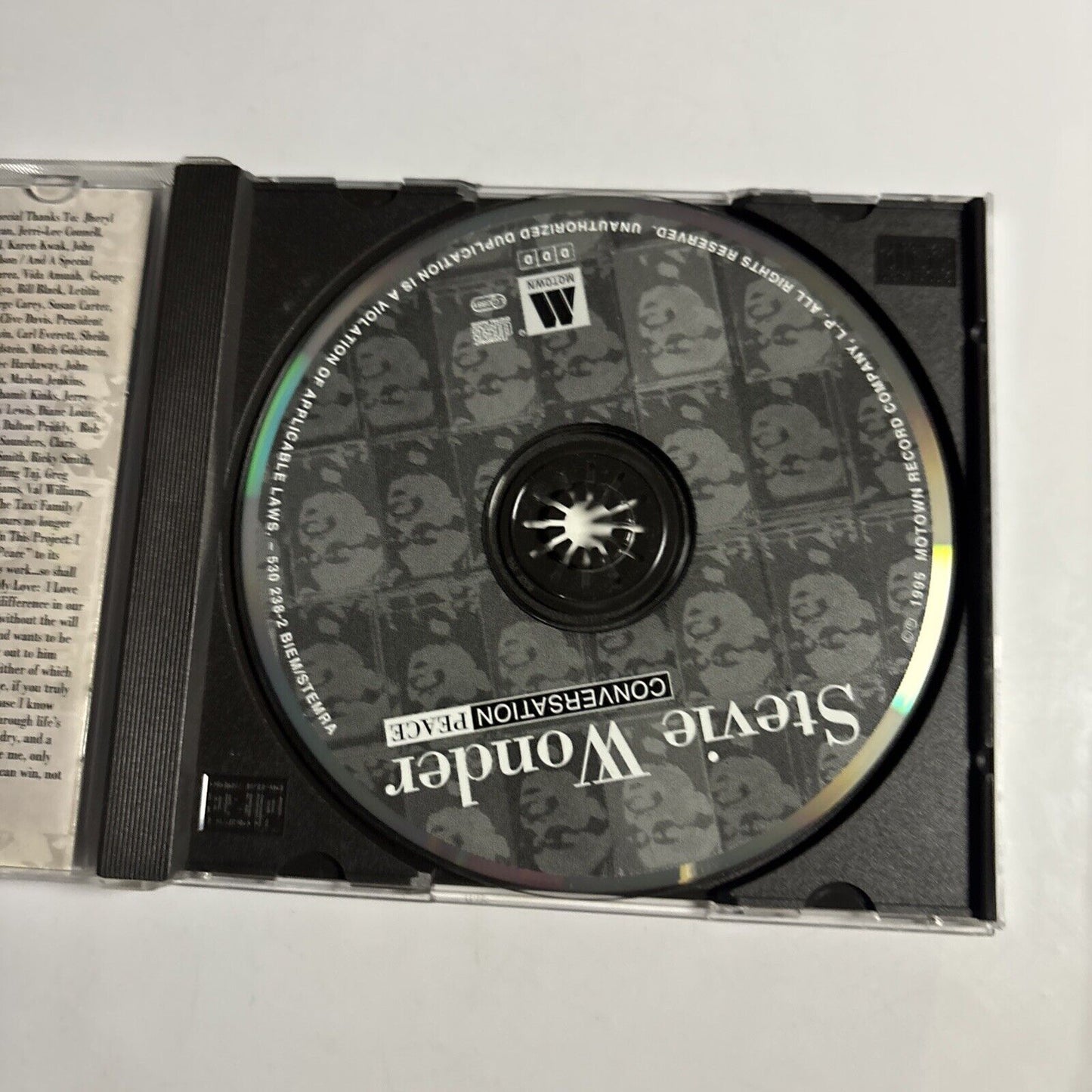 Stevie Wonder – Conversation Peace (CD, 1995) 530 238-2