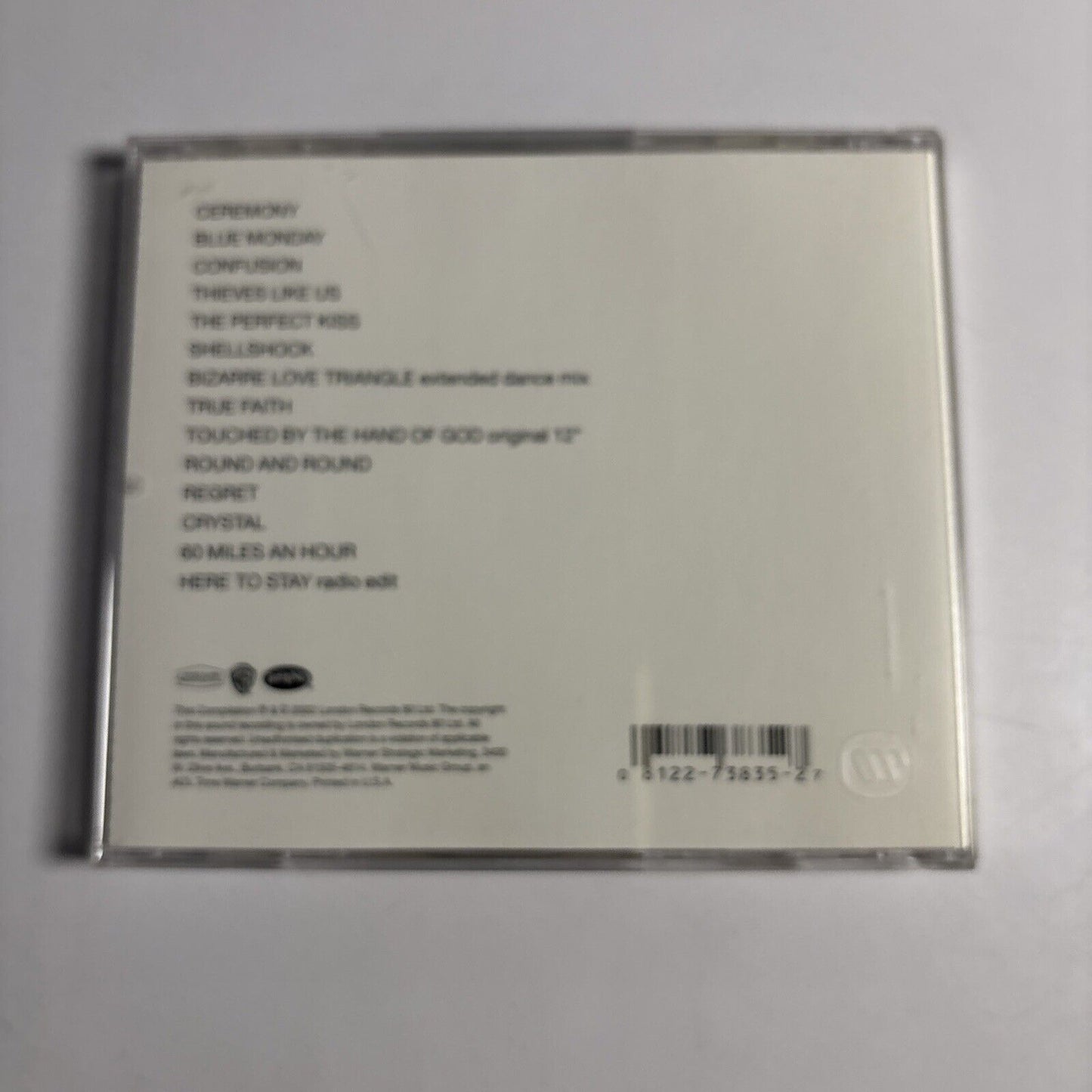 New Order – International (CD, 2002) R2 73835