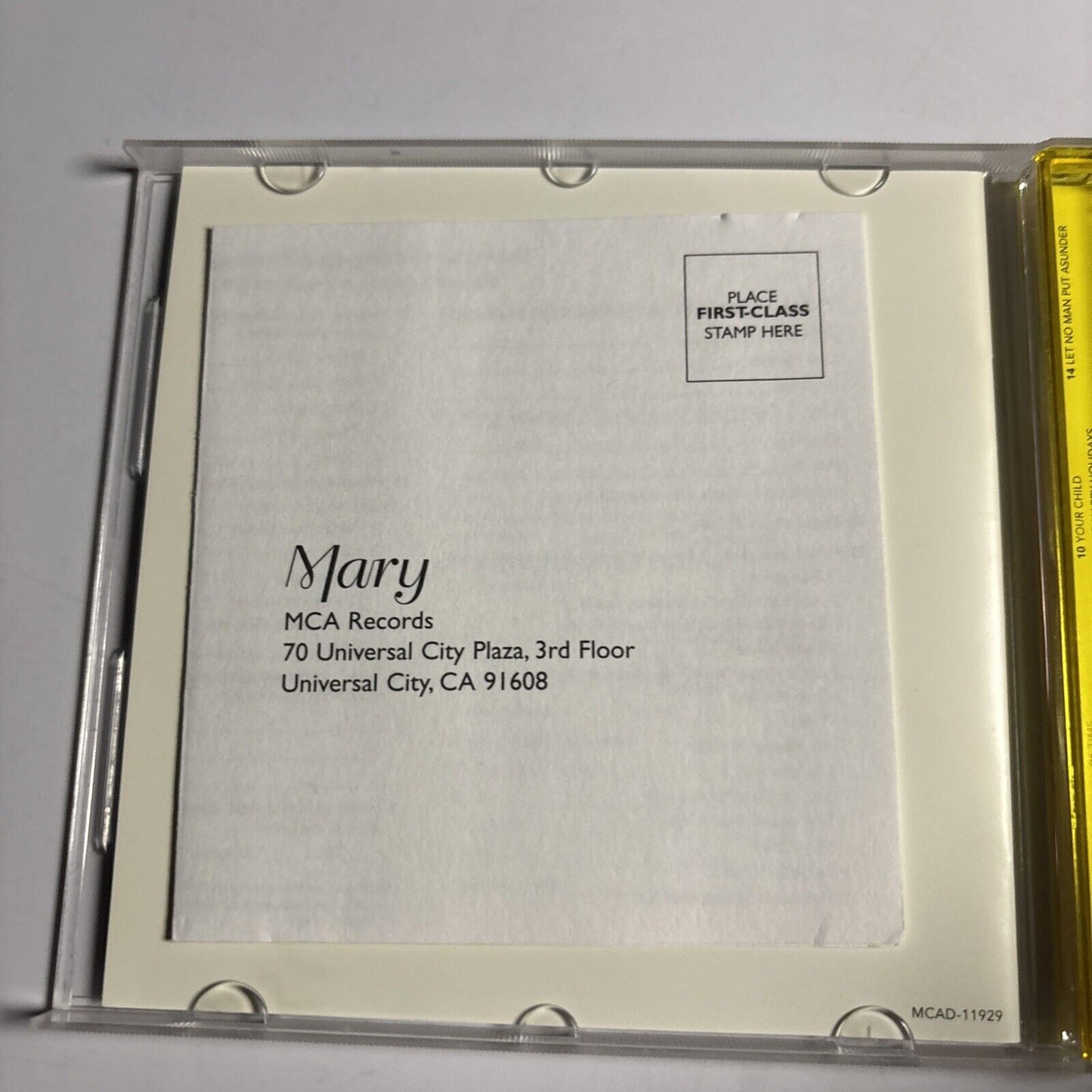Mary J. Blige – Mary (CD, 1999) MCAD-11929