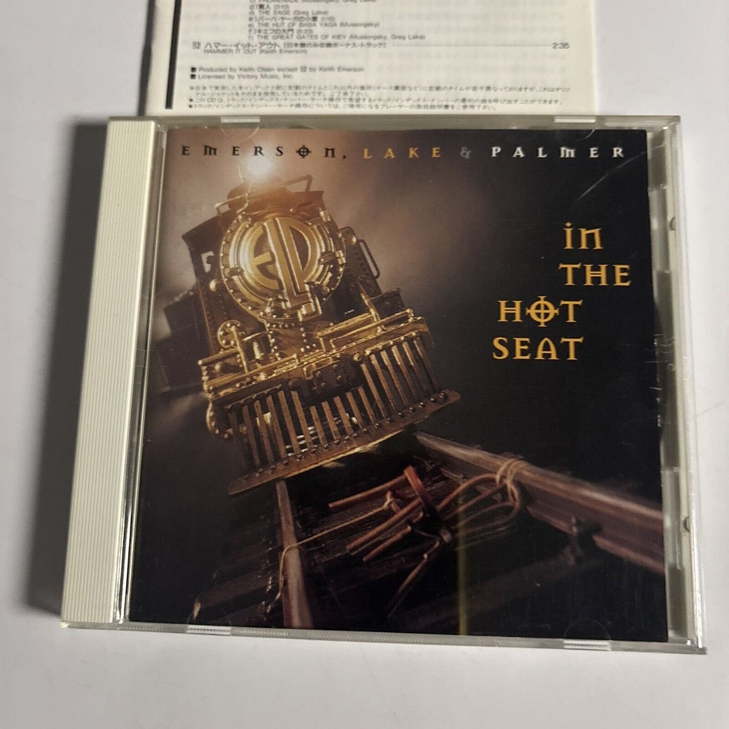 Emerson, Lake & Palmer – In The Hot Seat (CD, 1994) vicp-5400 Japan Bonus Track