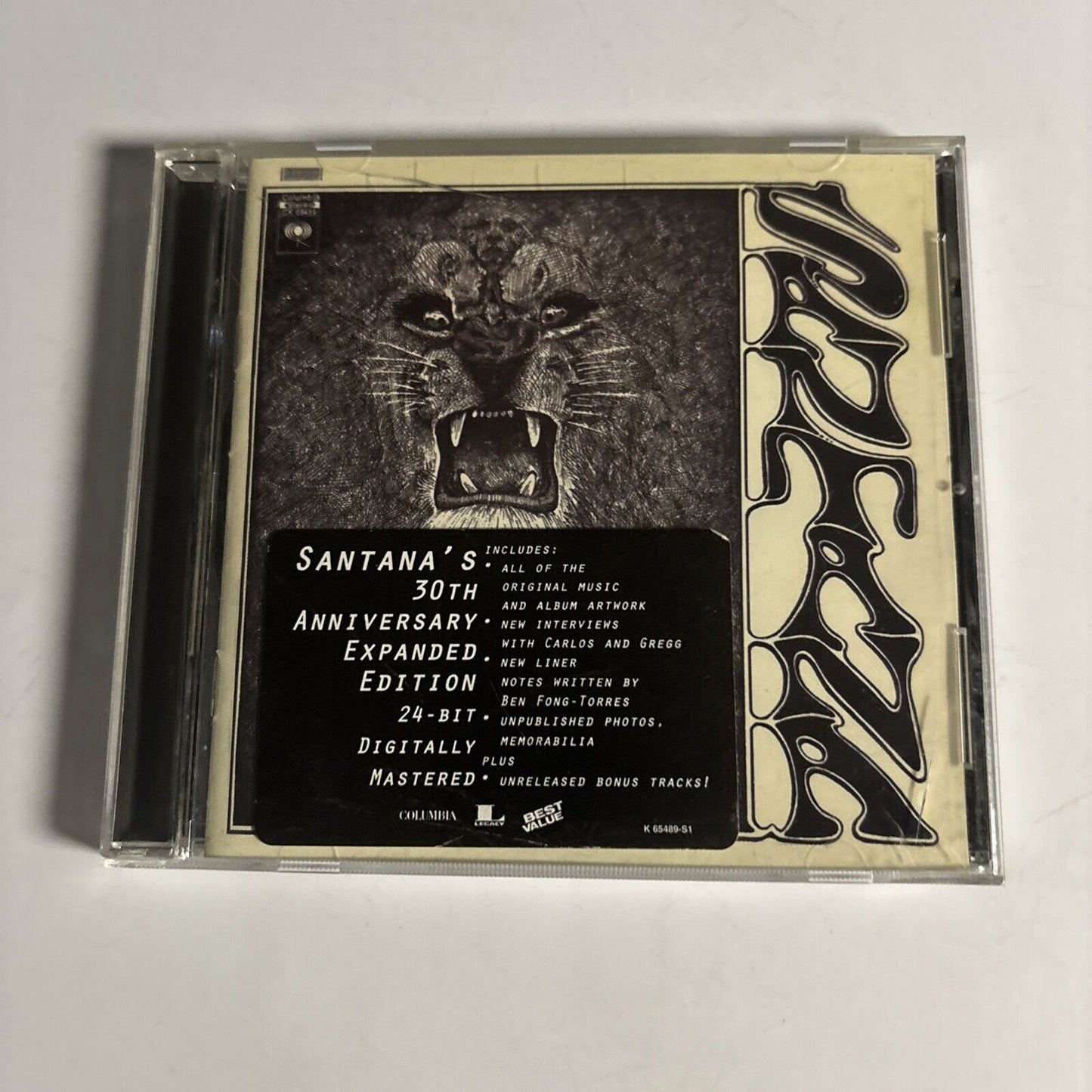 Santana – Santana [30th Anniversay Expanded Edition] (CD, 1998) CK 65489