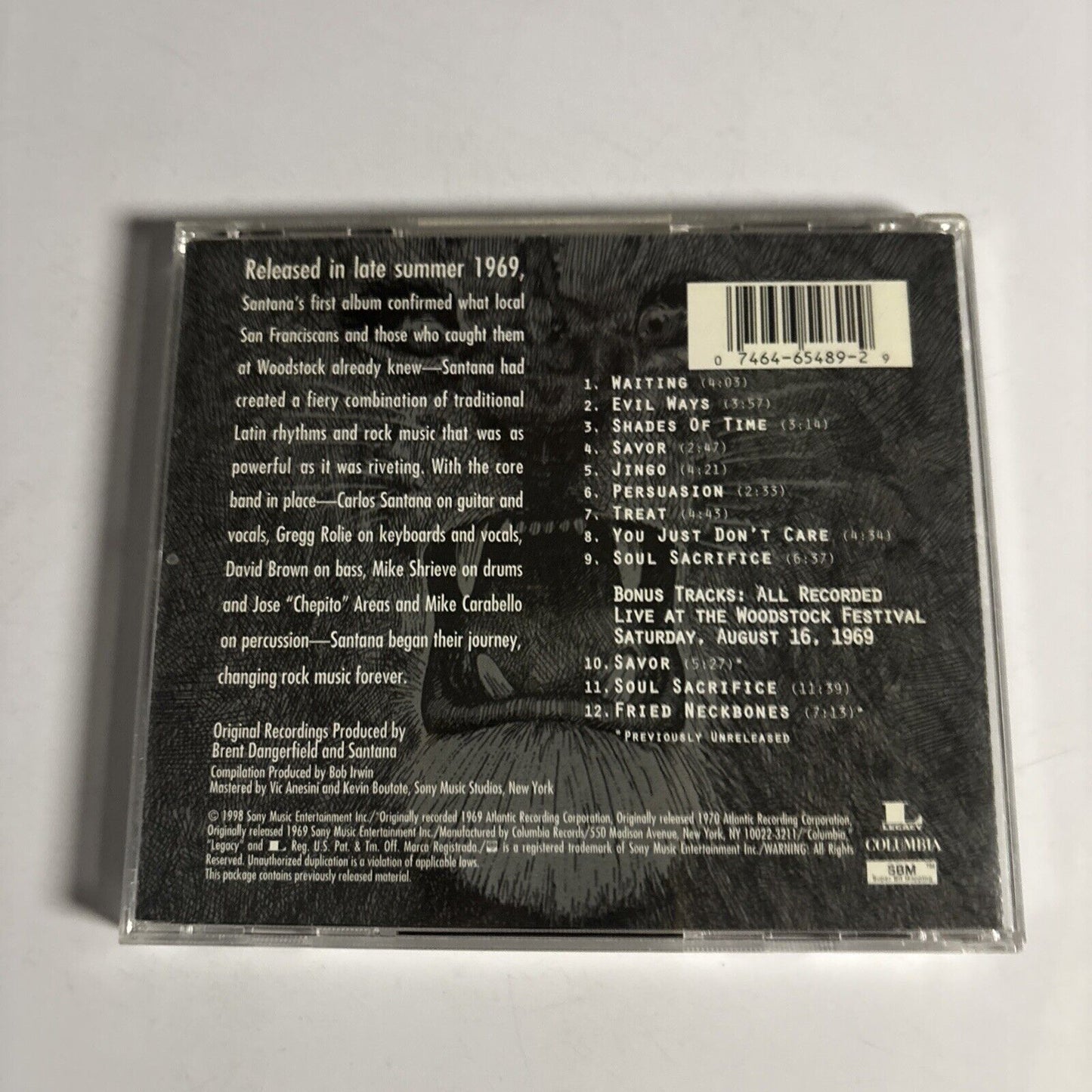 Santana – Santana [30th Anniversay Expanded Edition] (CD, 1998) CK 65489