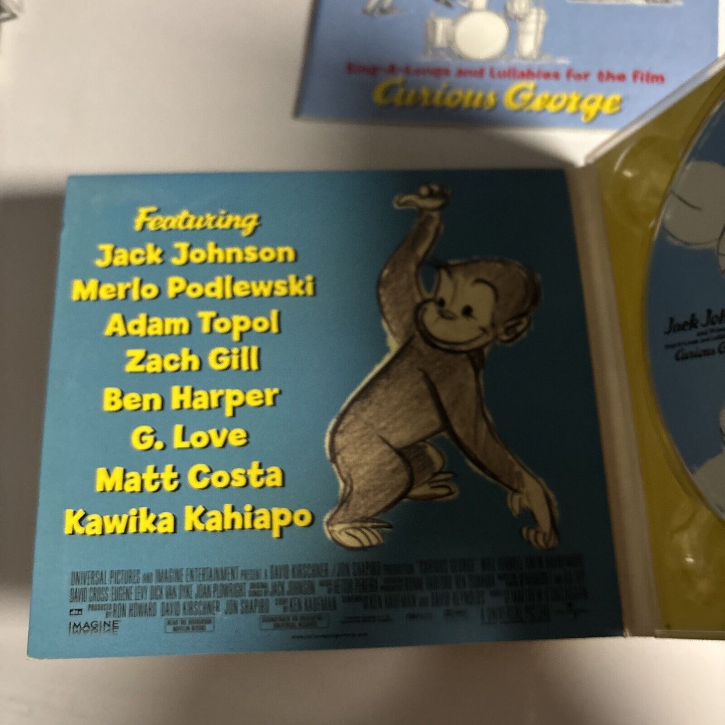Jack Johnson & Friends Sing-A-Longs And Lullabies For The Film Curious George CD
