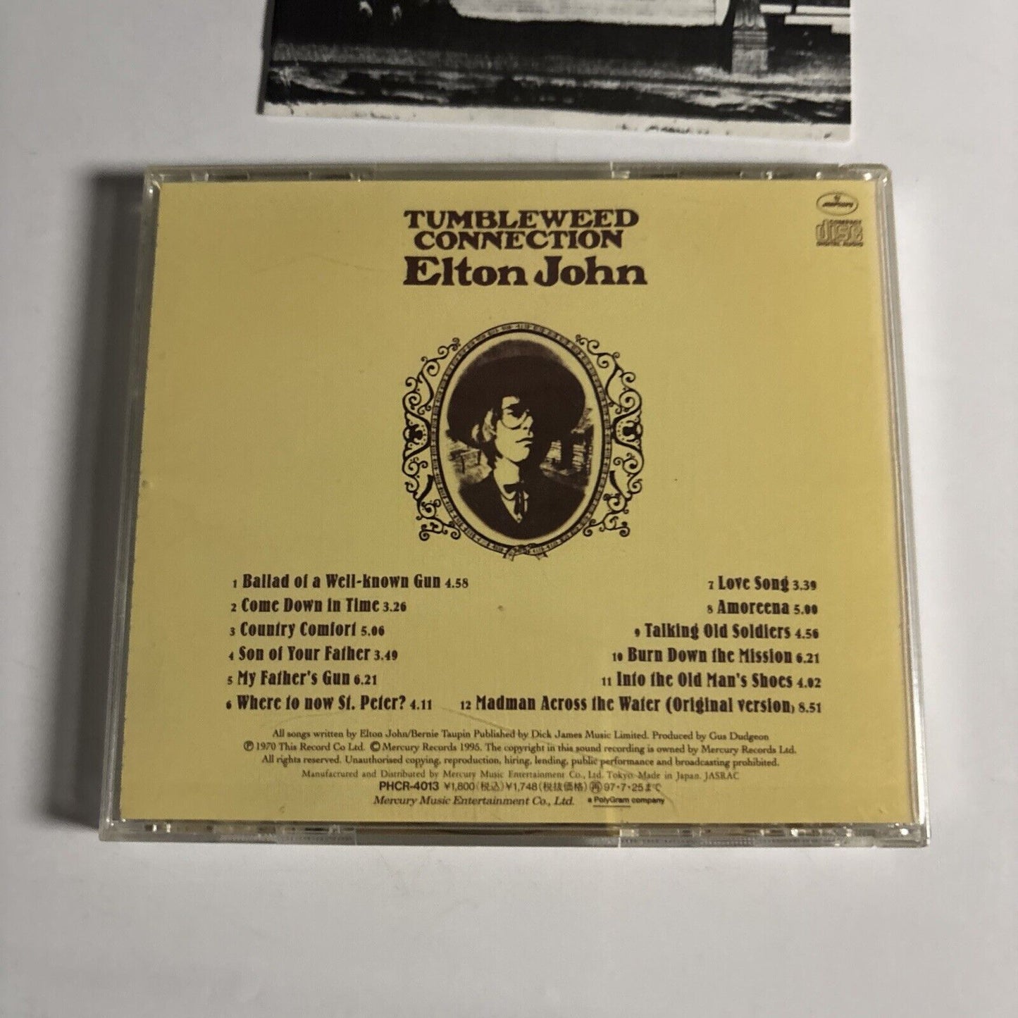 Elton John – Tumbleweed Connection (CD, 1970) phcr-4013 Japan