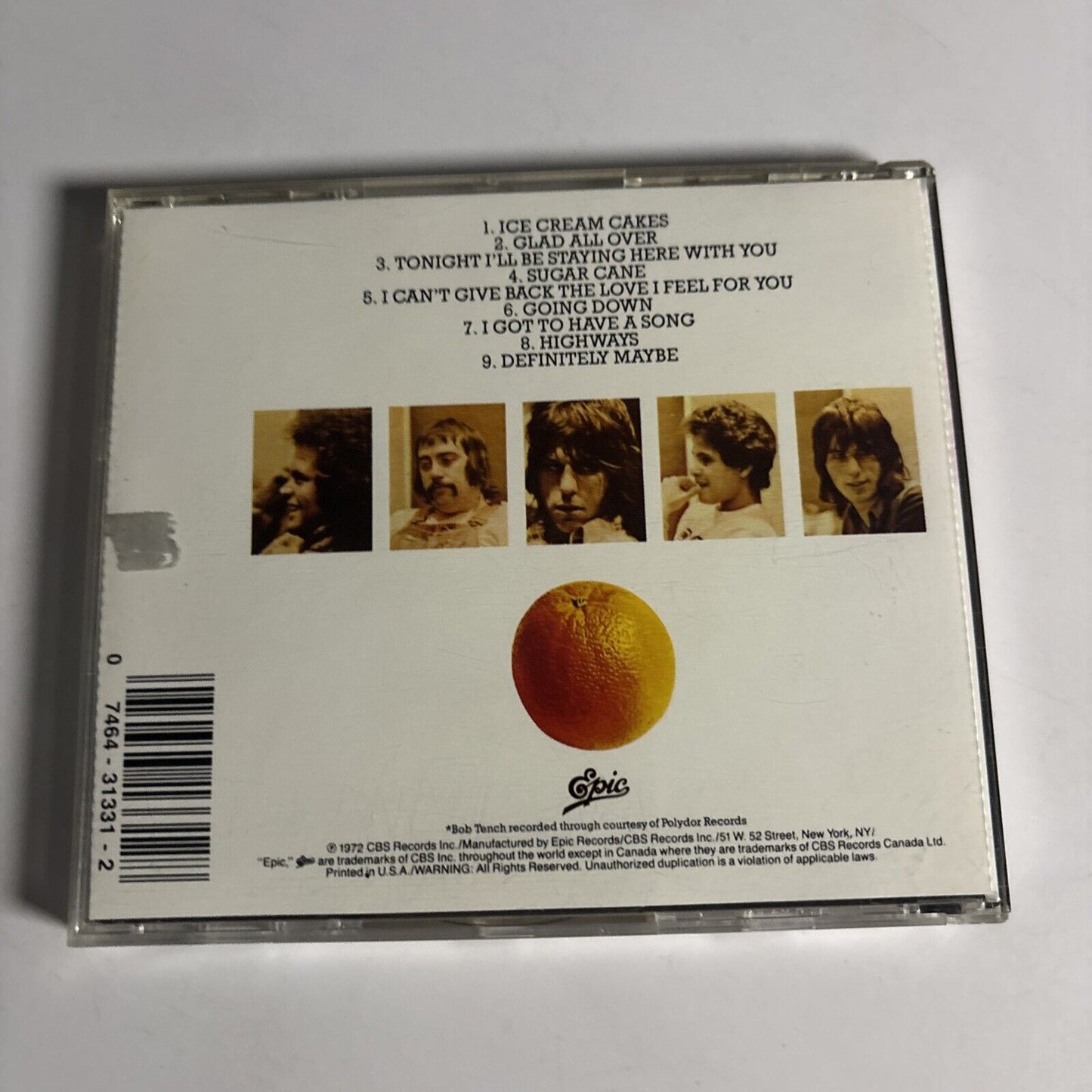 Jeff Beck Group – Jeff Beck Group (CD, 1972) EK 31331