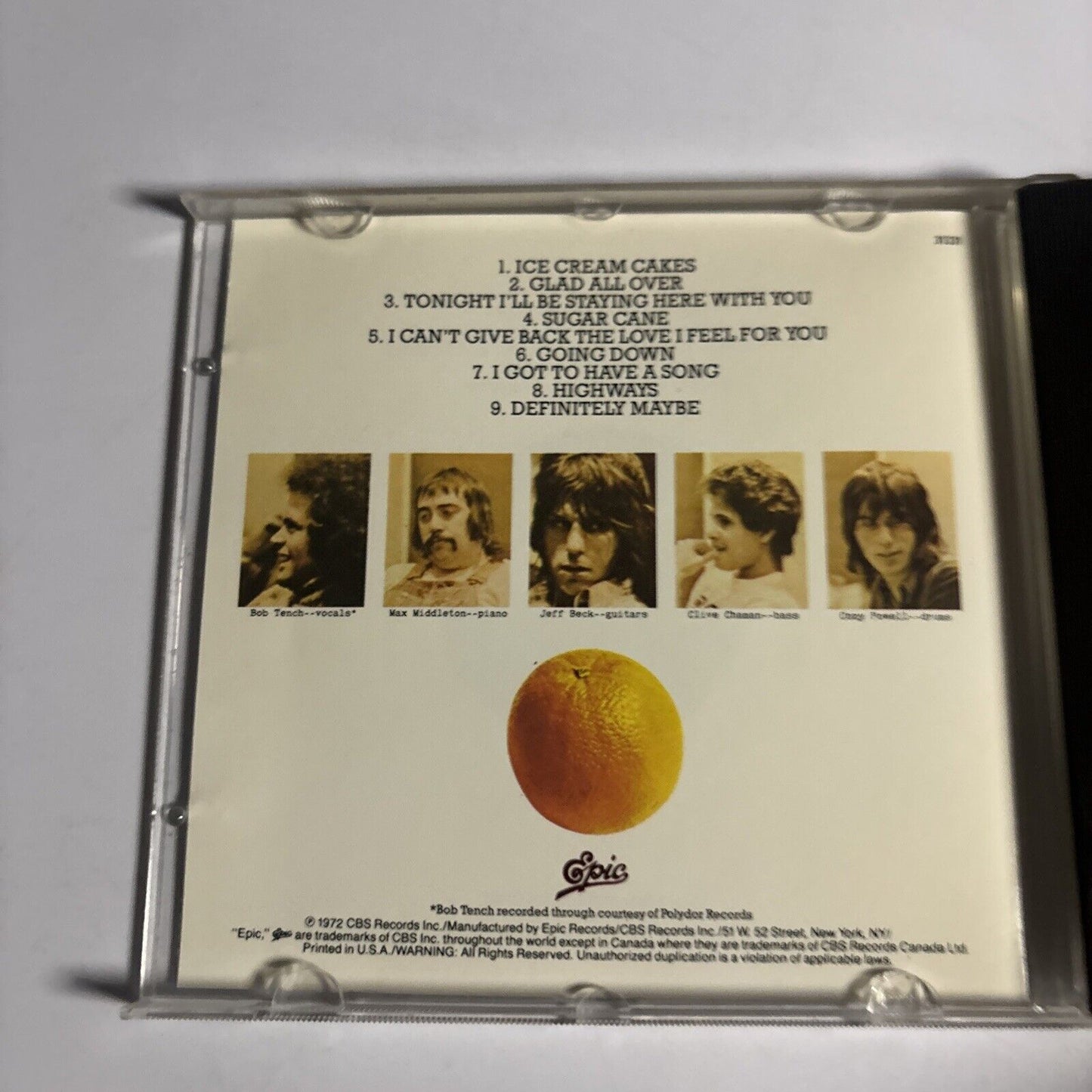 Jeff Beck Group – Jeff Beck Group (CD, 1972) EK 31331