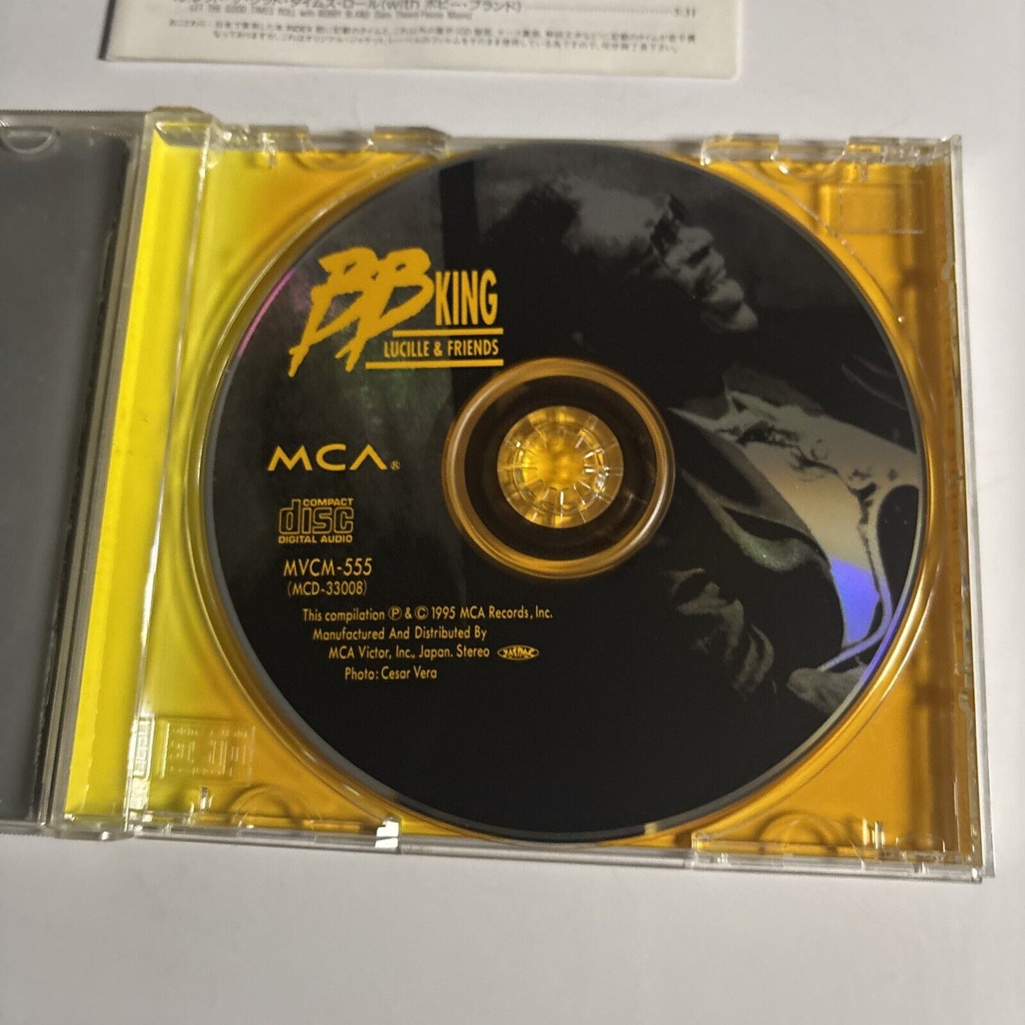 B.B. King – Lucille & Friends (CD, 1995) mvcm-555 Japan