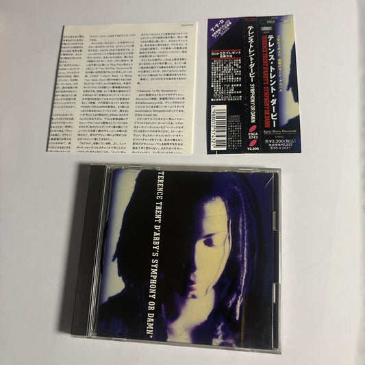 Terence Trent D'Arby – Symphony Or Damn (CD, 1993) esca-5743 Japan obi