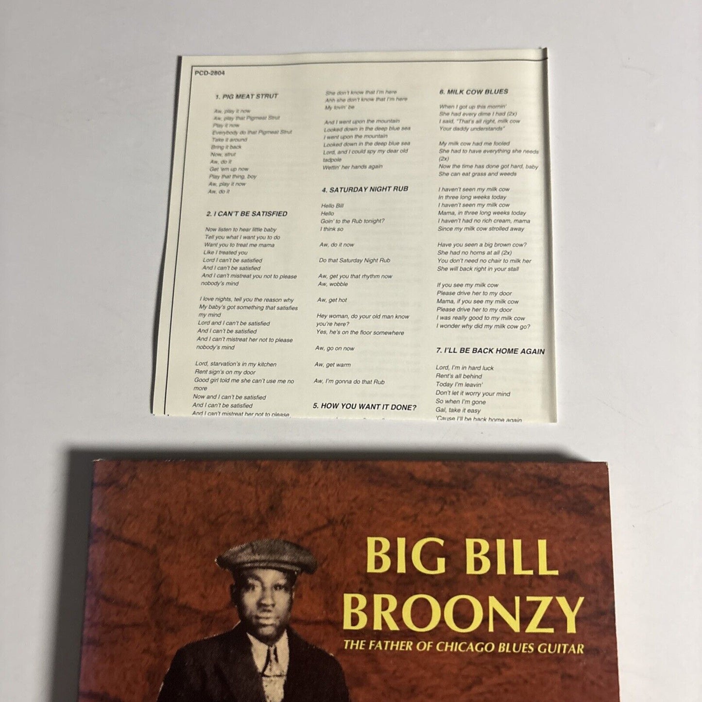 Big Bill Broonzy – The Father of Chicago Blues Guitar (CD, 1994) Japan Digipak