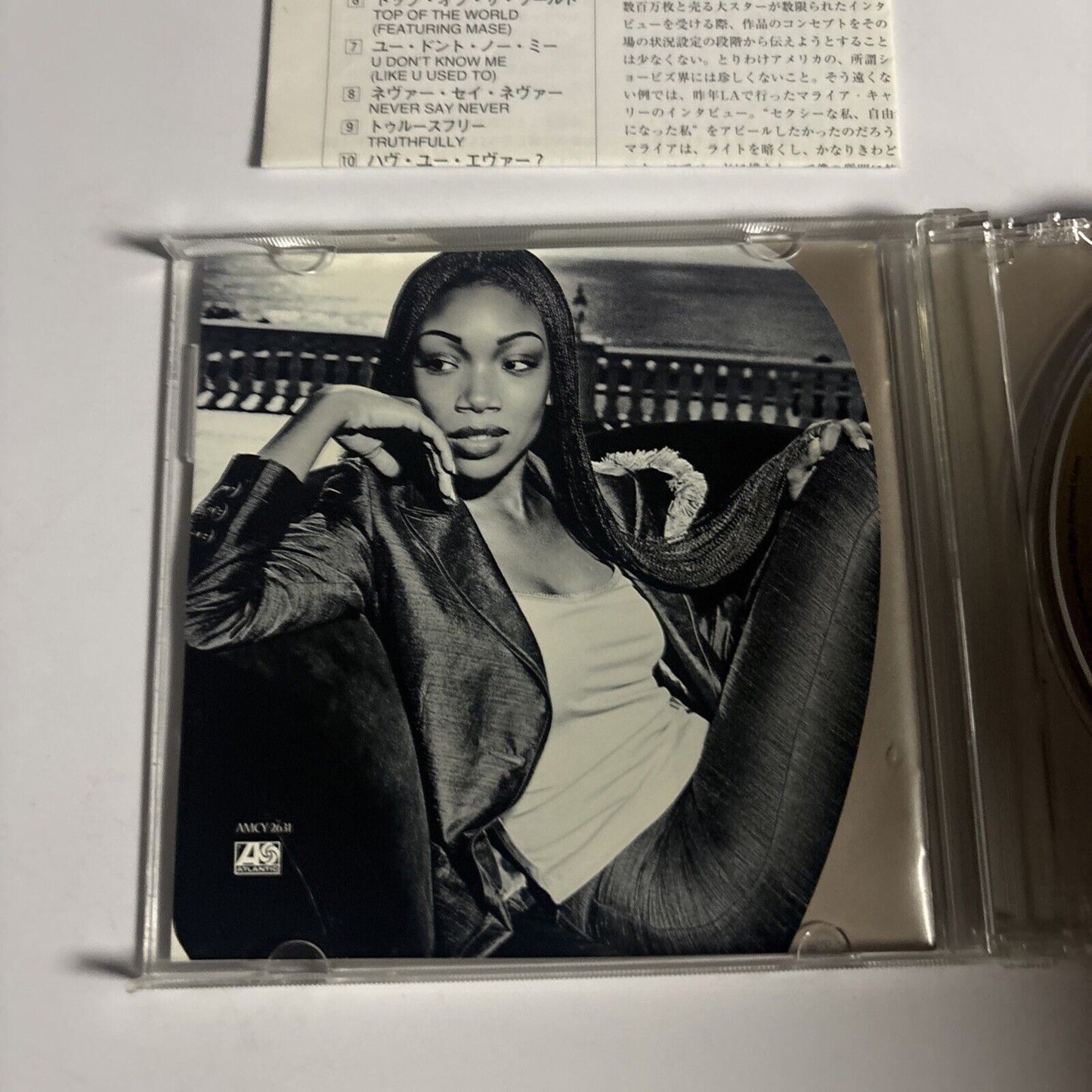 Brandy ー Never Say Never (CD, 1998) amcy-2631 Japan Bonus Track
