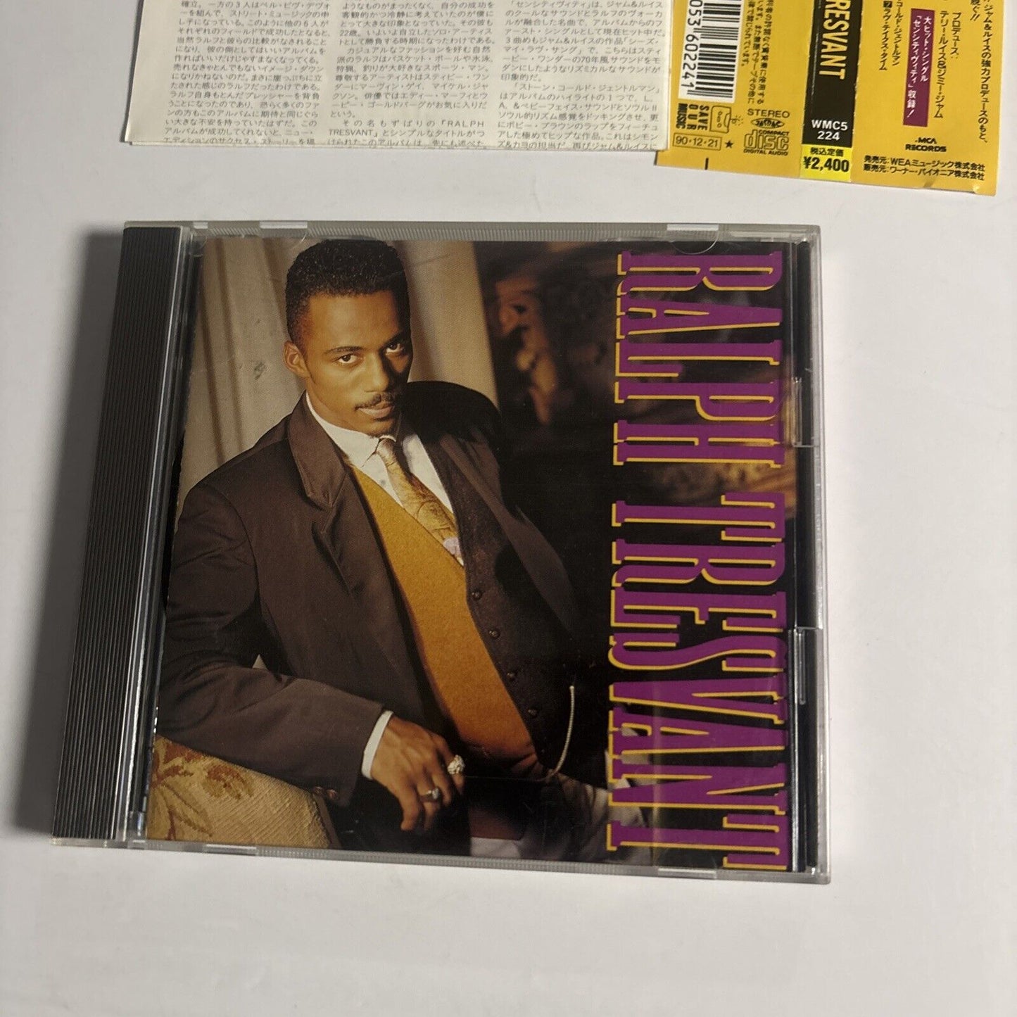 Ralph Tresvant – Ralph Tresvant (CD, 1990) wmc5-224 Japan obi