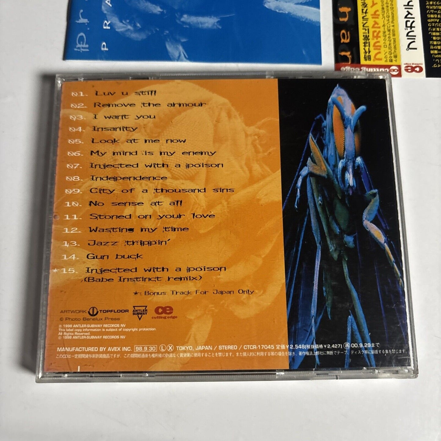 Praga Khan – Pragamatic (CD, 1998) ctcr-17045 Japan obi