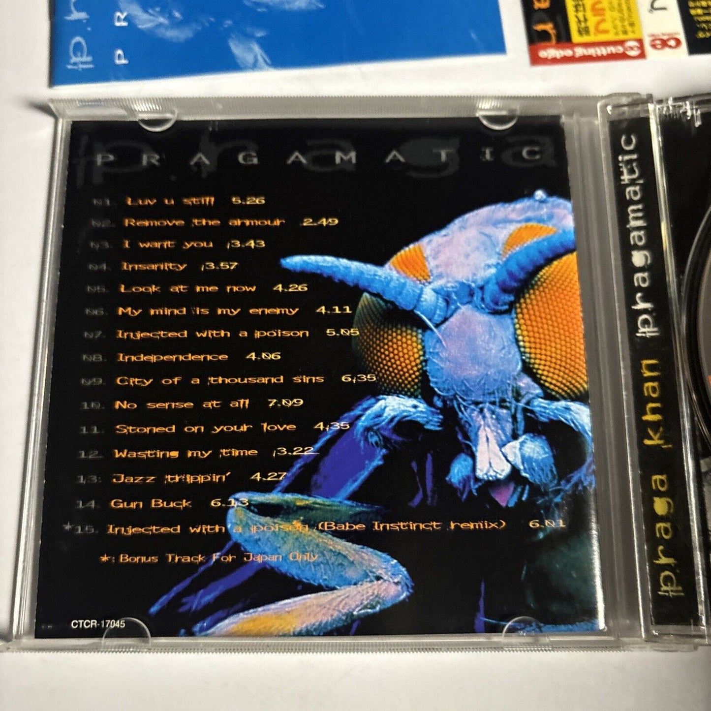 Praga Khan – Pragamatic (CD, 1998) ctcr-17045 Japan obi