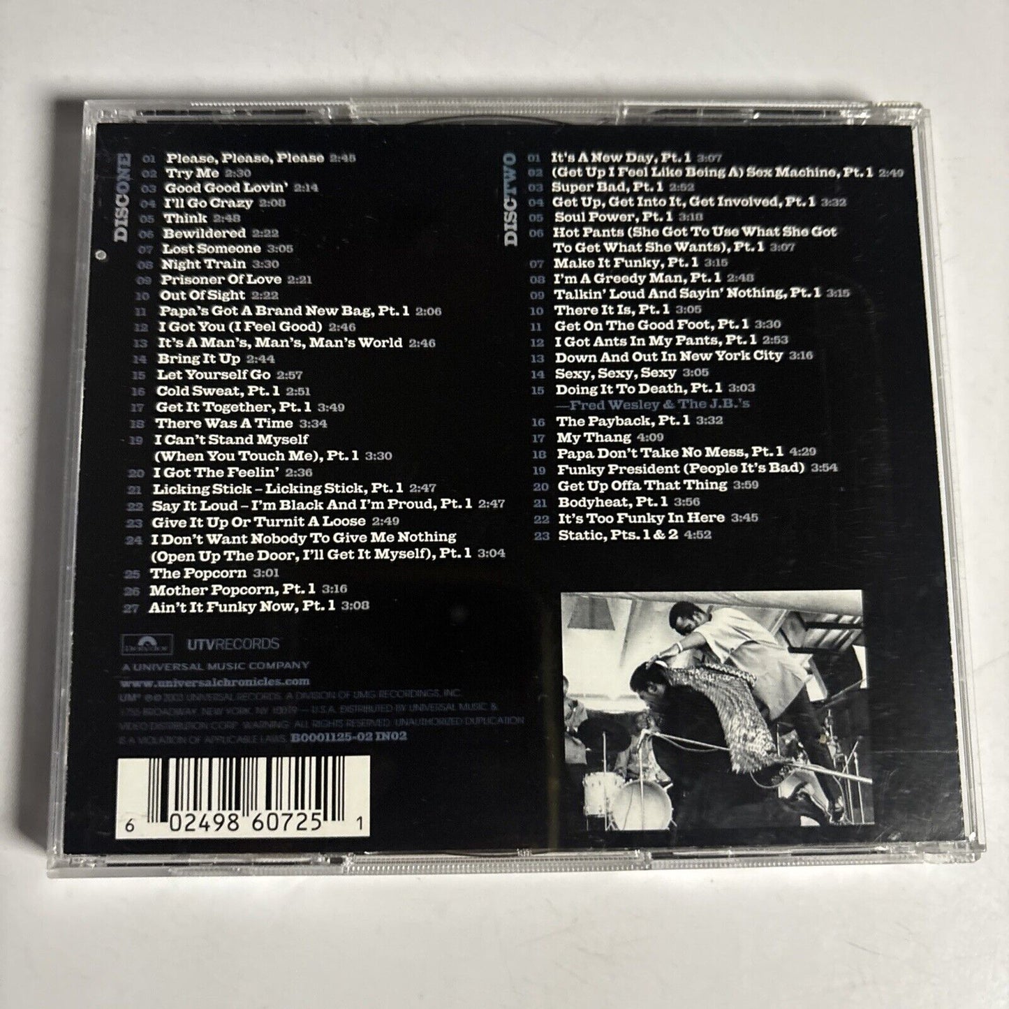 James Brown – The 50th Anniversary Collection (CD, 2003, 2-Disc) B0001125-02