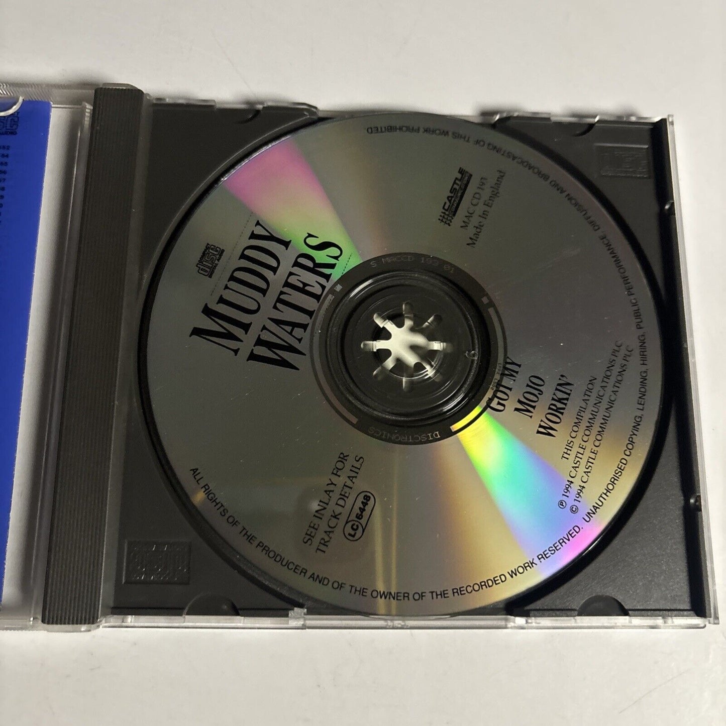 Muddy Waters – Got My Mojo Workin' (CD, 1994) MAC CD 193