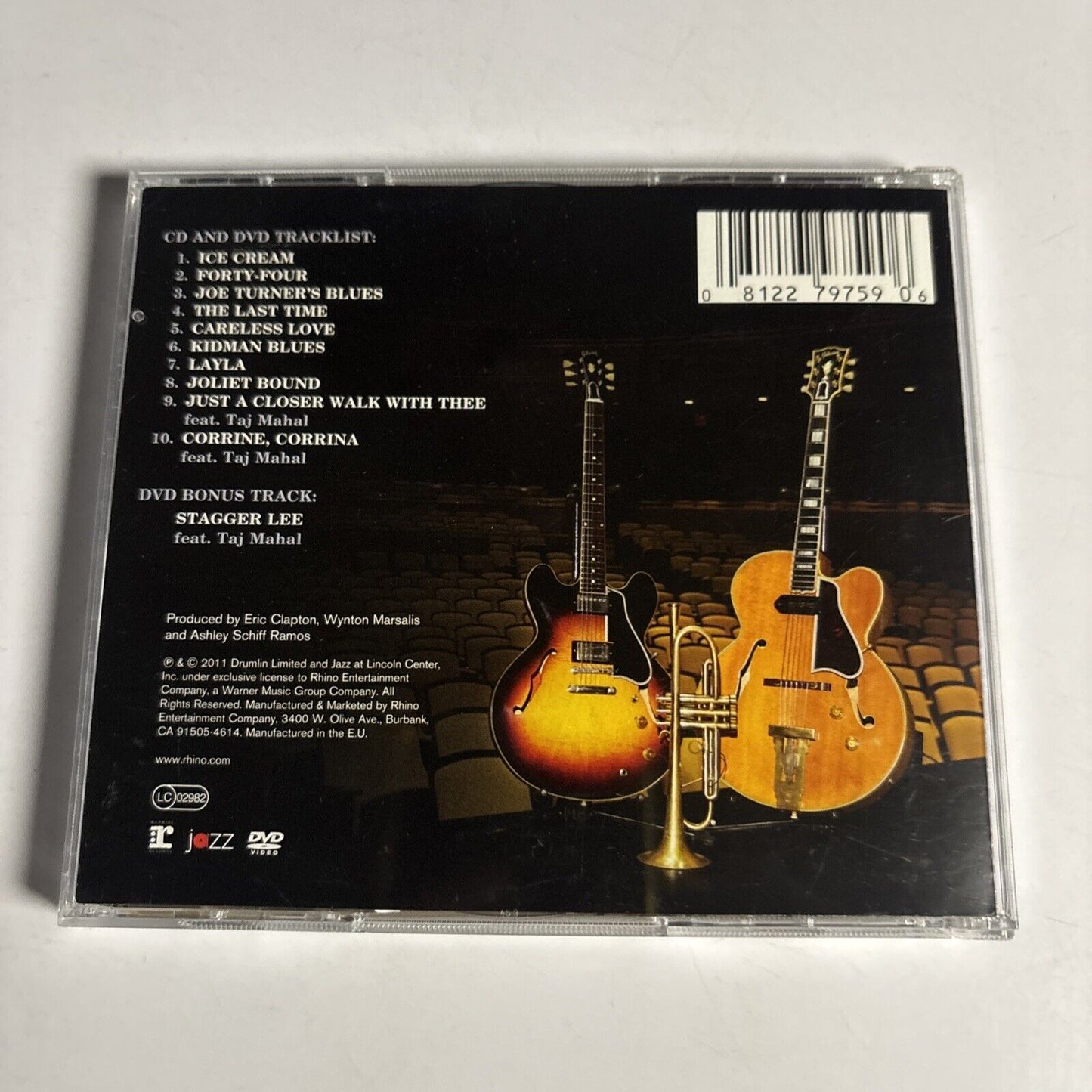 Wynton Marsalis & Eric Clapton Play The Blues - Live At Lincoln Center CD + DVD