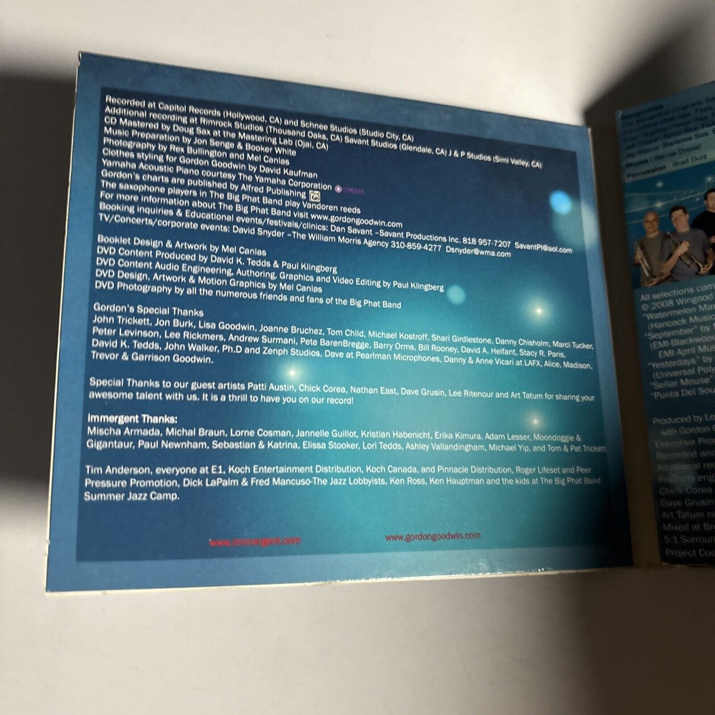 Gordon Goodwin's Big Phat Band – Act Your Age (CD + DVD, 2008, 2-Disc) 281147-2