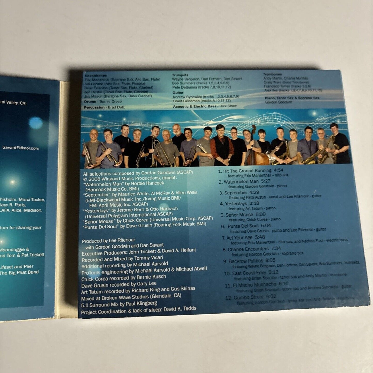 Gordon Goodwin's Big Phat Band – Act Your Age (CD + DVD, 2008, 2-Disc) 281147-2