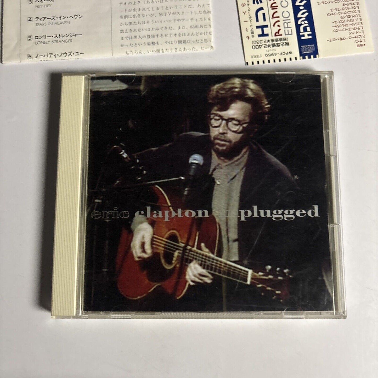 Eric Clapton – Unplugged (CD, 1992) wpcp-4950 Japan obi