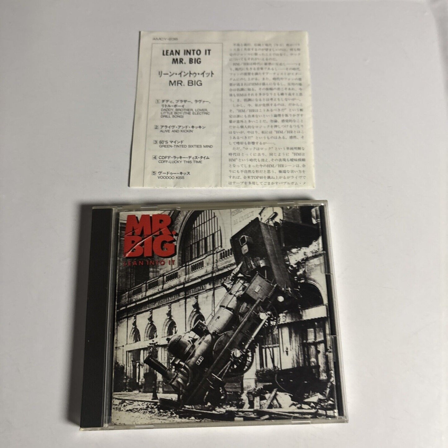 Mr. Big – Lean Into It (CD, 1993) amcy-236 Japan Bonus Track