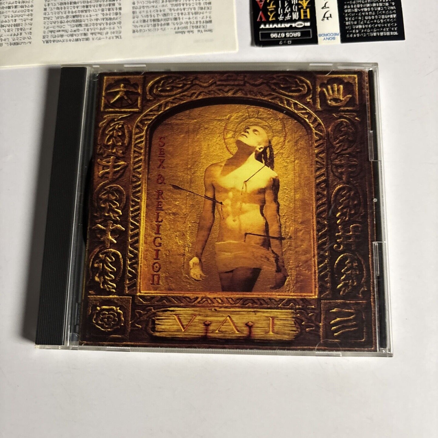 Vai – Sex & Religion (CD, 1993) srcs-6796 Japan obi