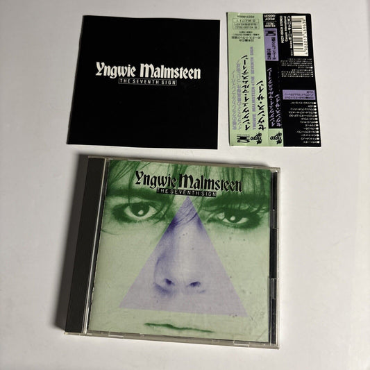 Yngwie Malmsteen – The Seventh Sign (CD, 1994) pccy-00531 Japan obi