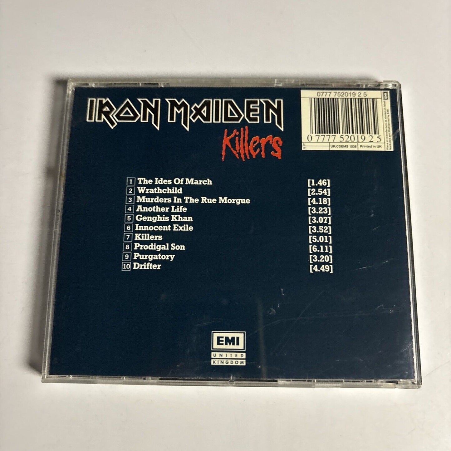 Iron Maiden – Killers (CD, 1981)  UK