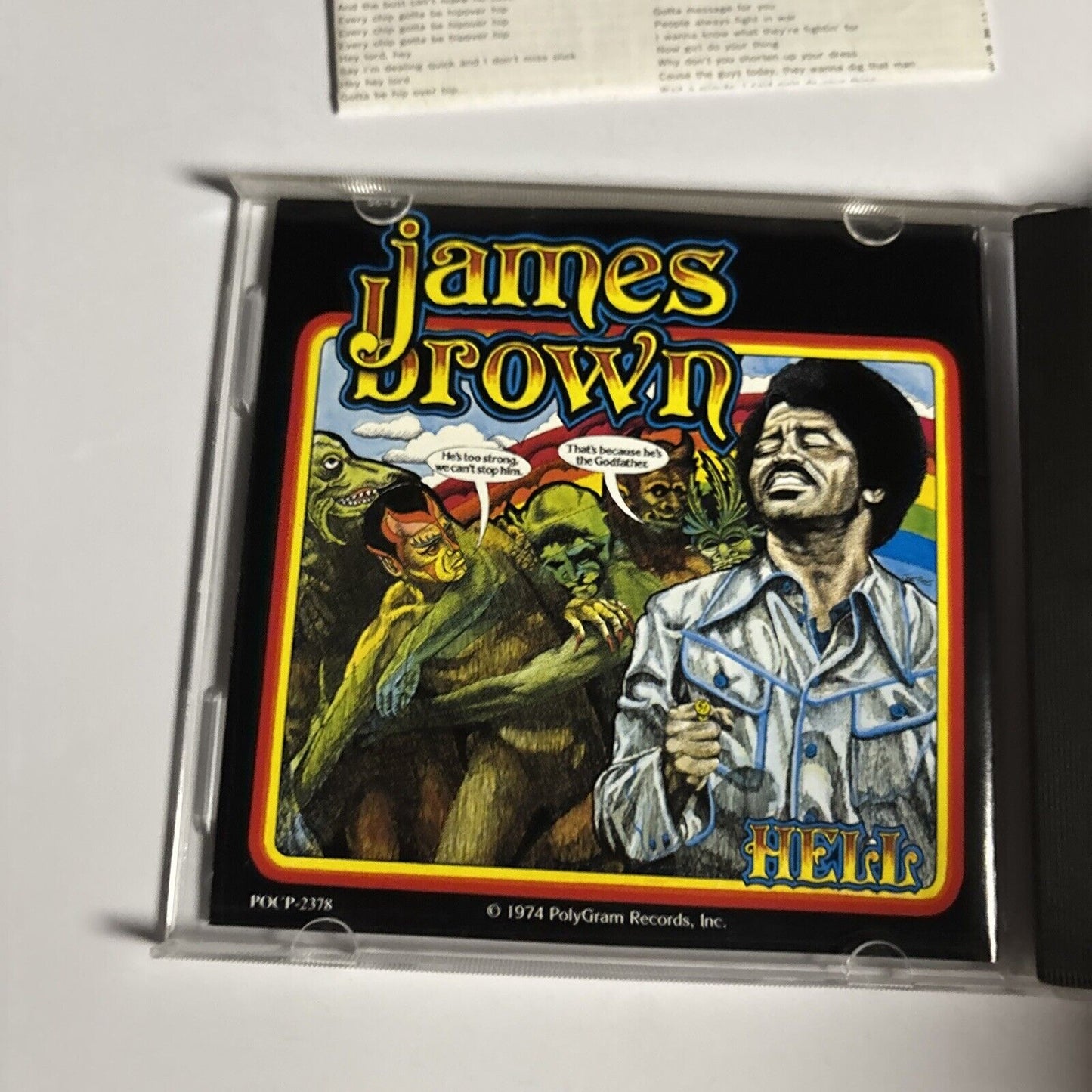 James Brown – Hell (CD, 1995) pocp-2378 Japan