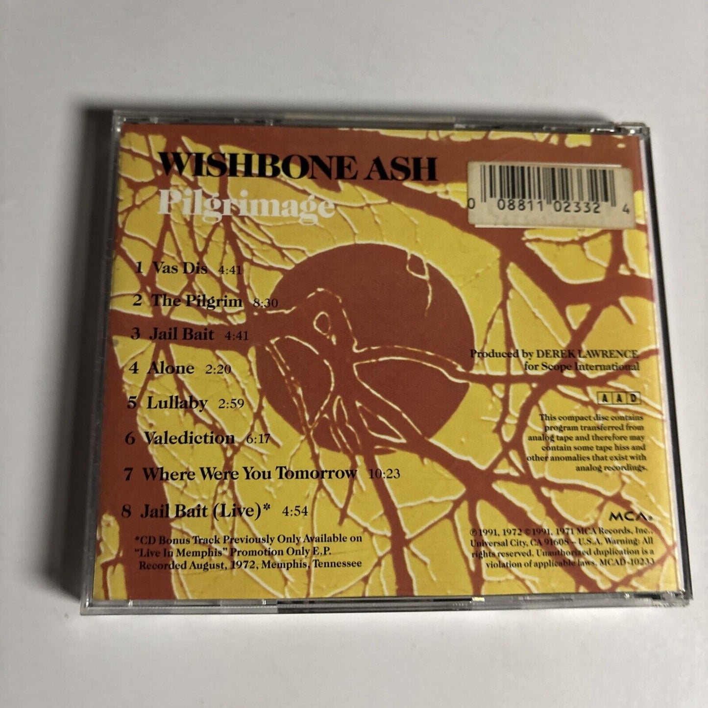 Wishbone Ash – Pilgrimage (CD, 1991) mcad-10233