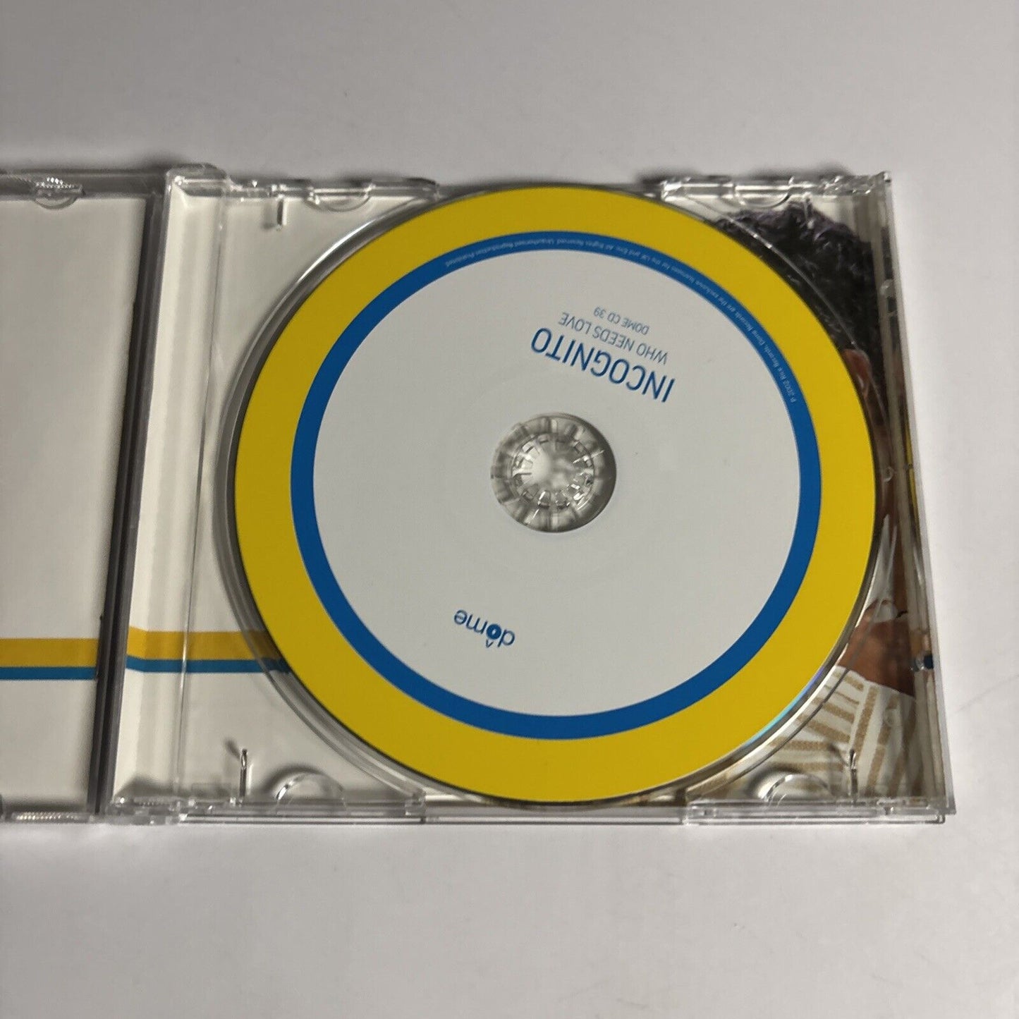 Incognito – Who Needs Love (CD, 2002) DOME CD 39