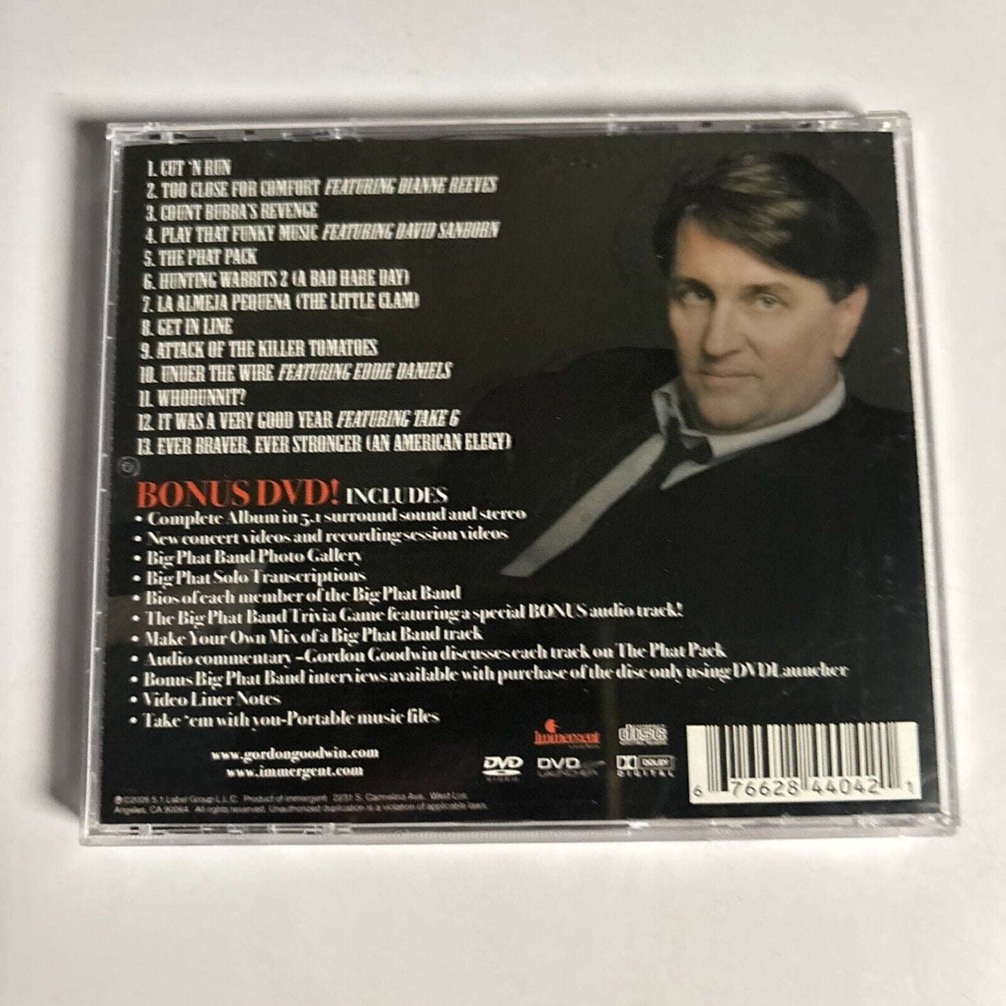 Gordon Goodwin's Big Phat Band – The Phat Pack (CD + DVD, 2006, 2-Disc) 284404-2