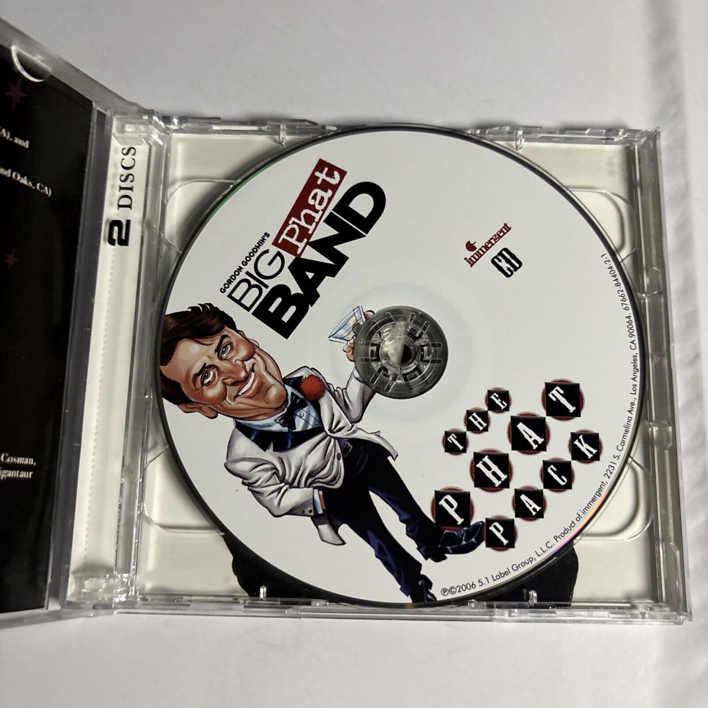 Gordon Goodwin's Big Phat Band – The Phat Pack (CD + DVD, 2006, 2-Disc) 284404-2