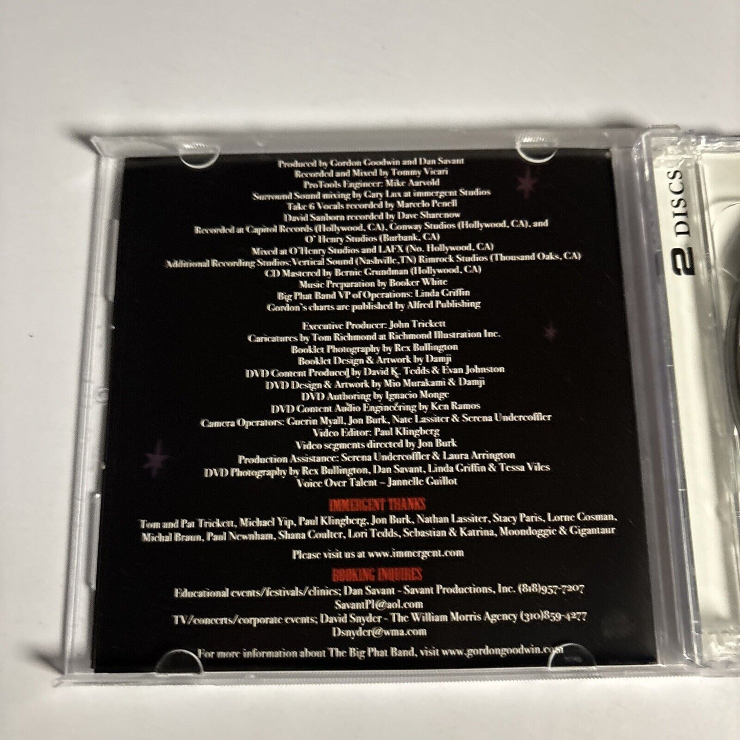 Gordon Goodwin's Big Phat Band – The Phat Pack (CD + DVD, 2006, 2-Disc) 284404-2